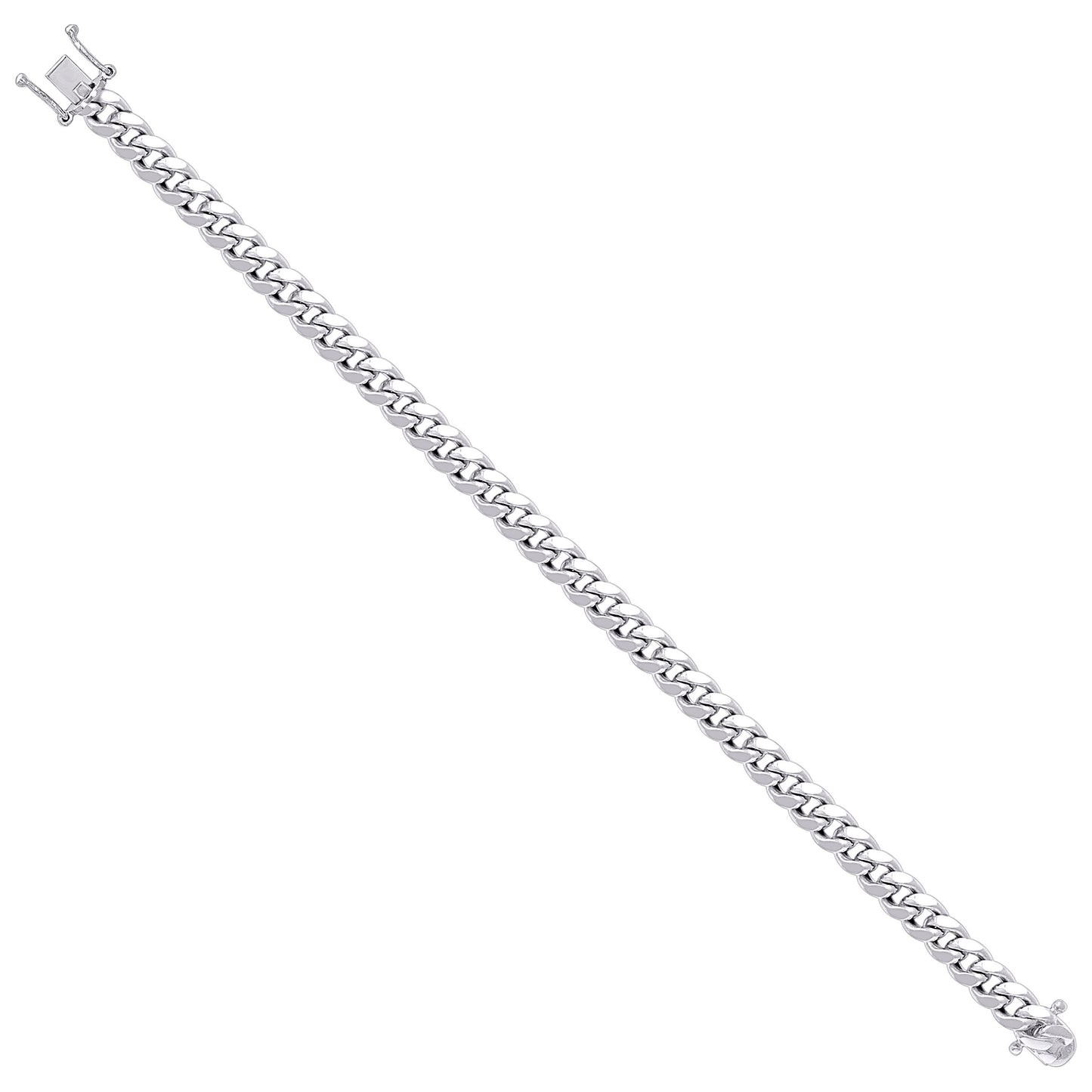 925 Silver Hollow Miami Cuban Chain 6.3mm