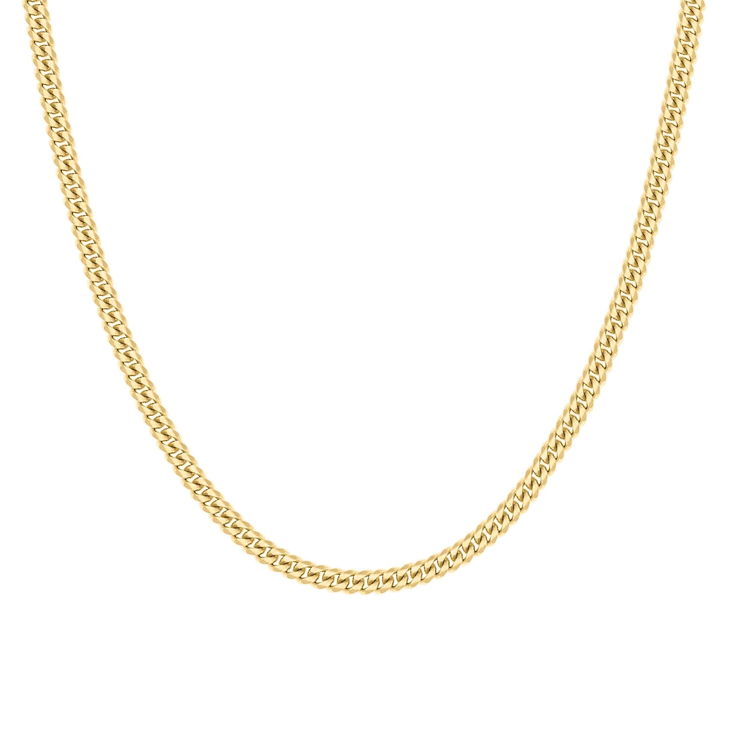 925 Silver Solid Miami Cuban Chain 2.6mm