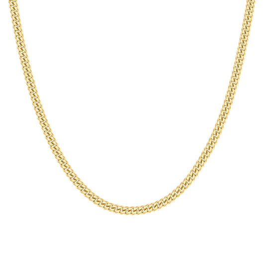 925 Silver Solid Miami Cuban Chain 2.6mm