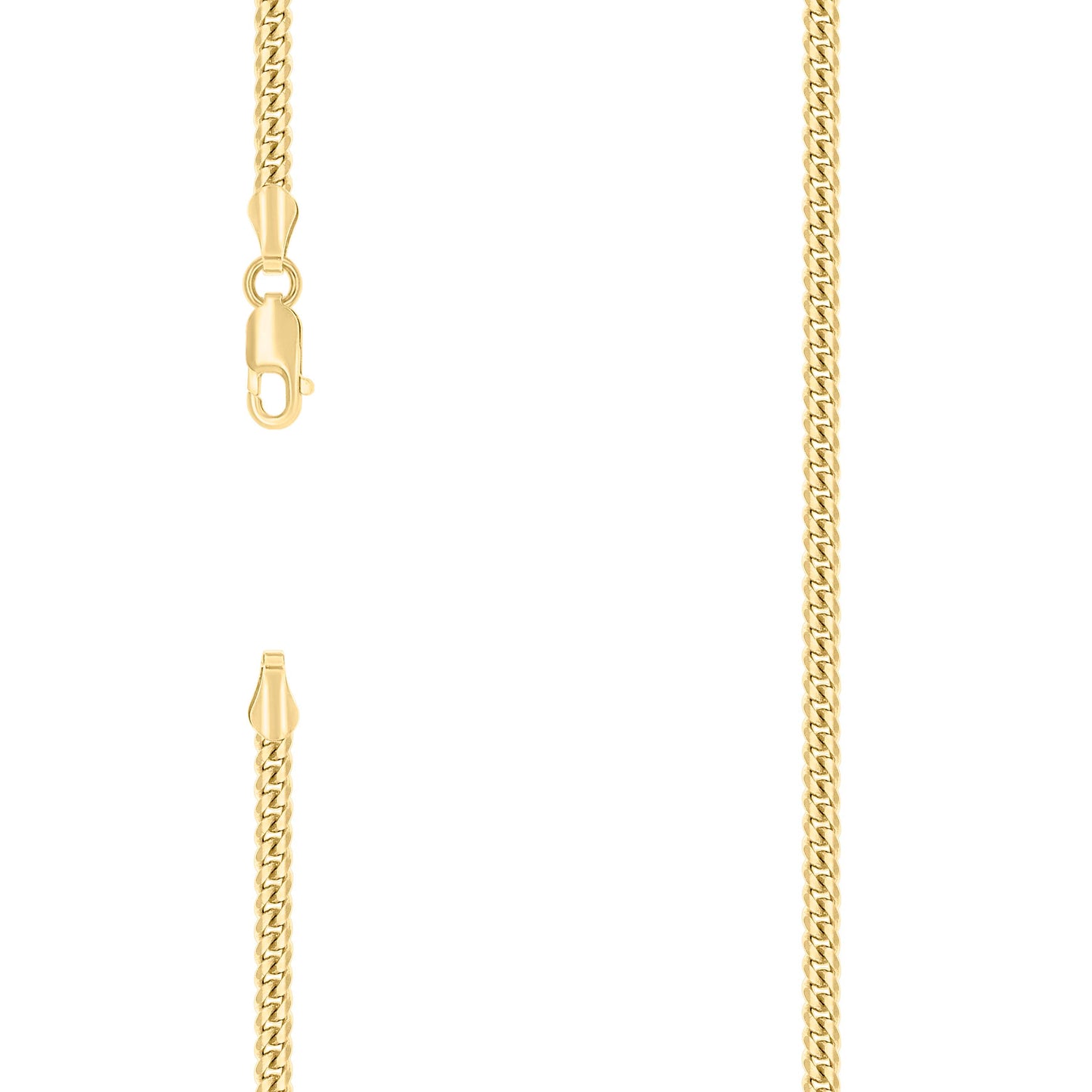 925 Silver Solid Miami Cuban Chain 2.6mm