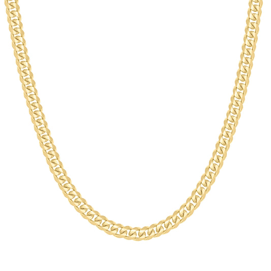 925 Silver Solid Miami Cuban Chain 7mm