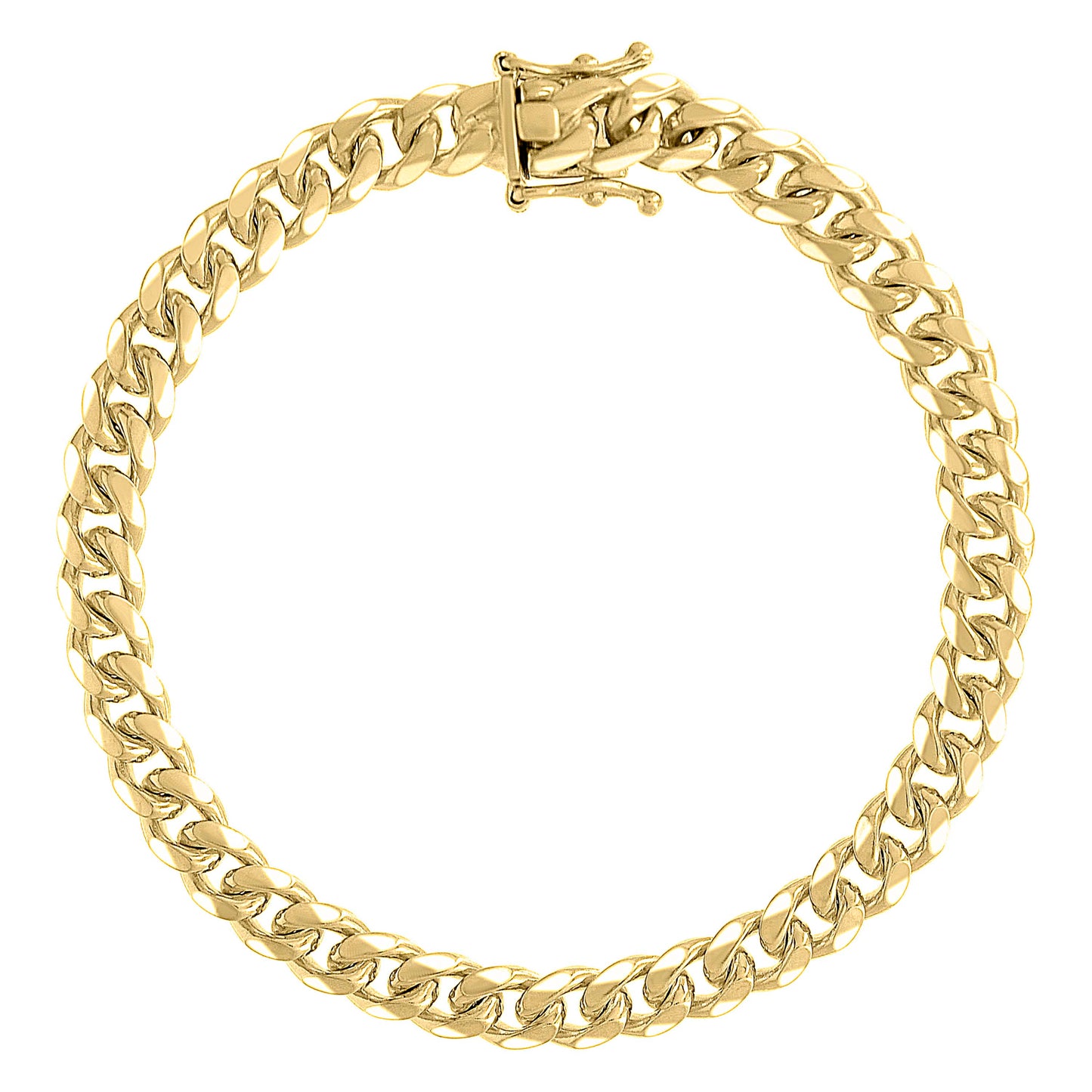 925 Silver Solid Miami Cuban Chain 7mm