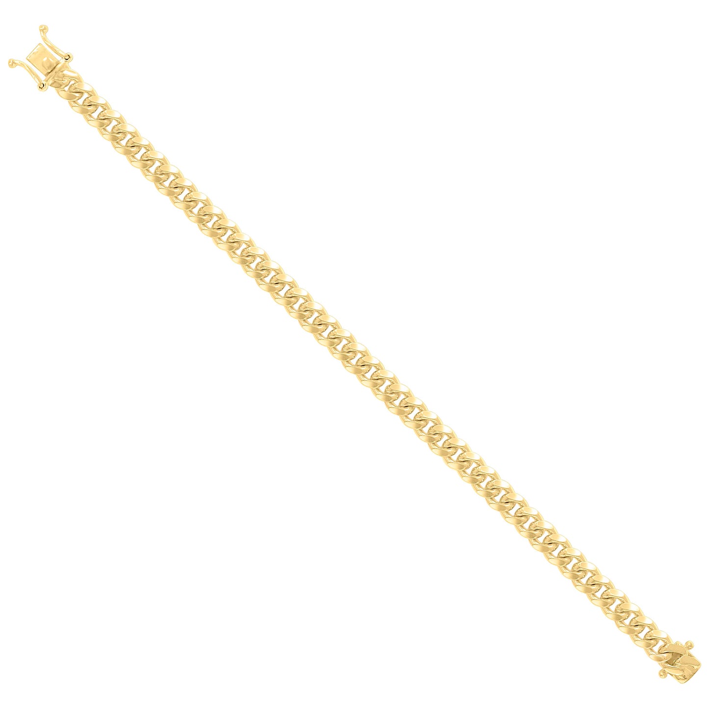 925 Silver Solid Miami Cuban Chain 7mm