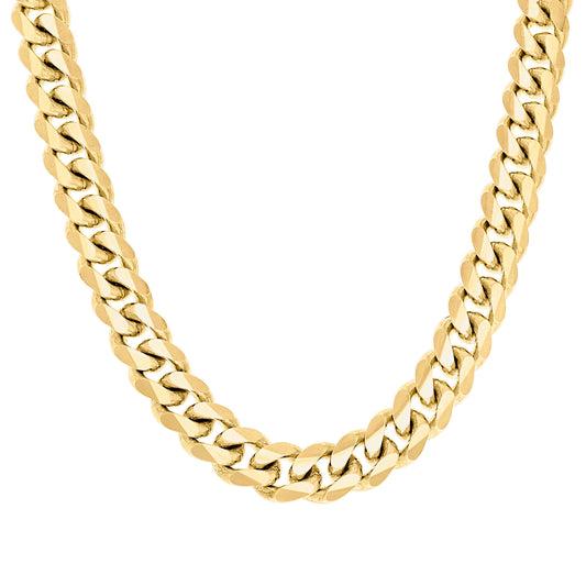 925 Silver Solid Miami Cuban Chain 12.8mm
