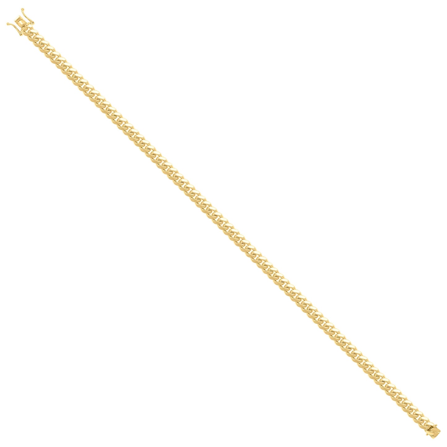 925 Silver Solid Miami Cuban Chain 4.1mm