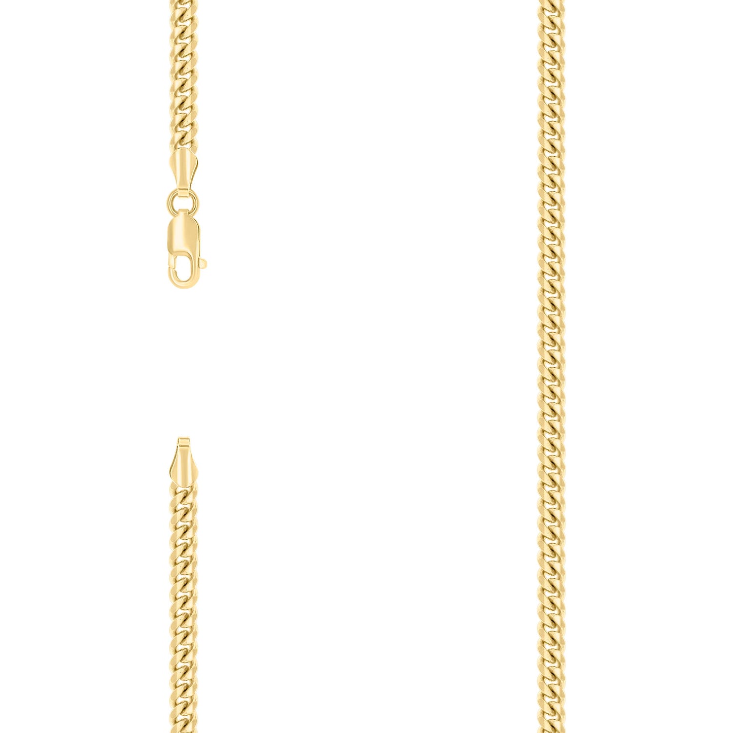 925 Silver Solid Miami Cuban Chain 4.1mm