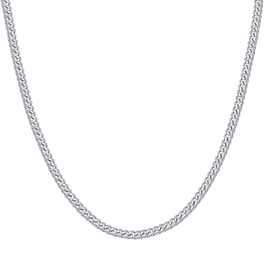 925 Silver Solid Miami Cuban Chain 4.1mm