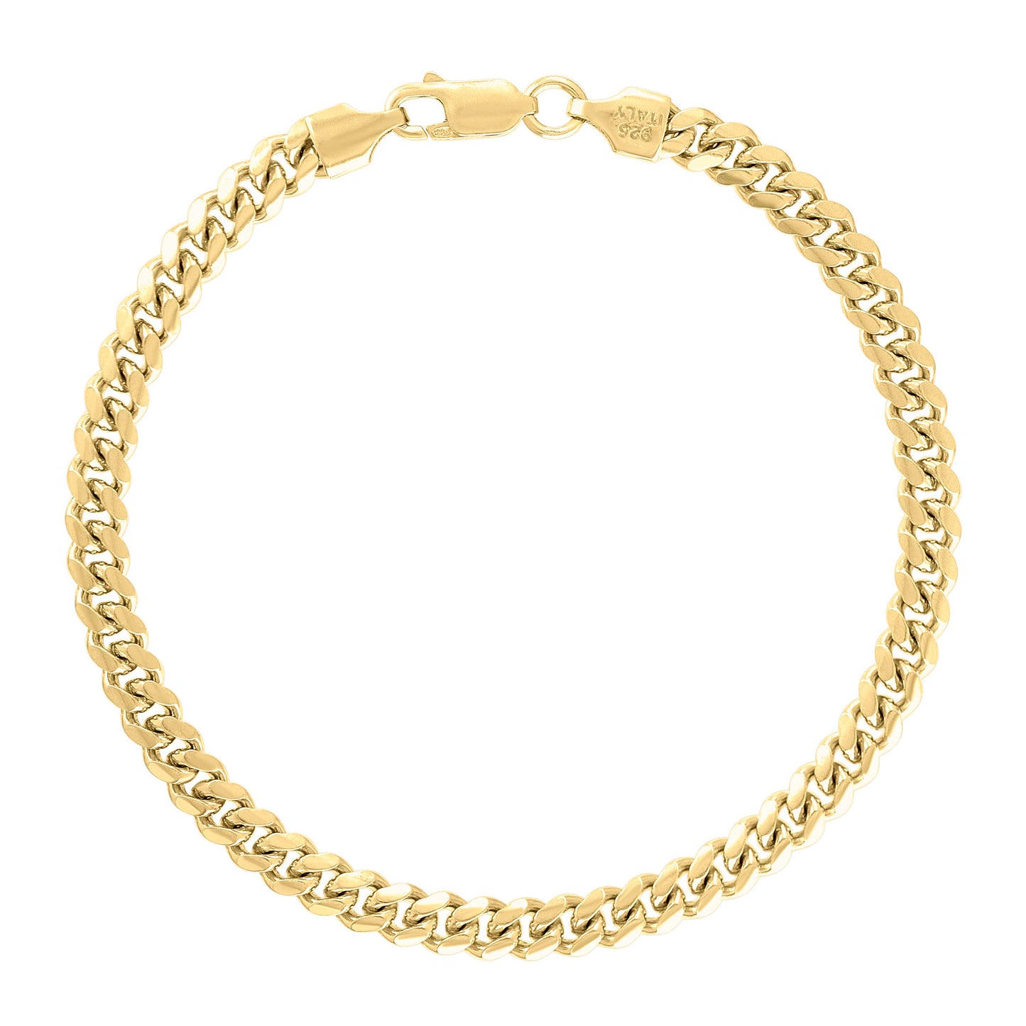 925 Silver Solid Miami Cuban Chain 4.9mm