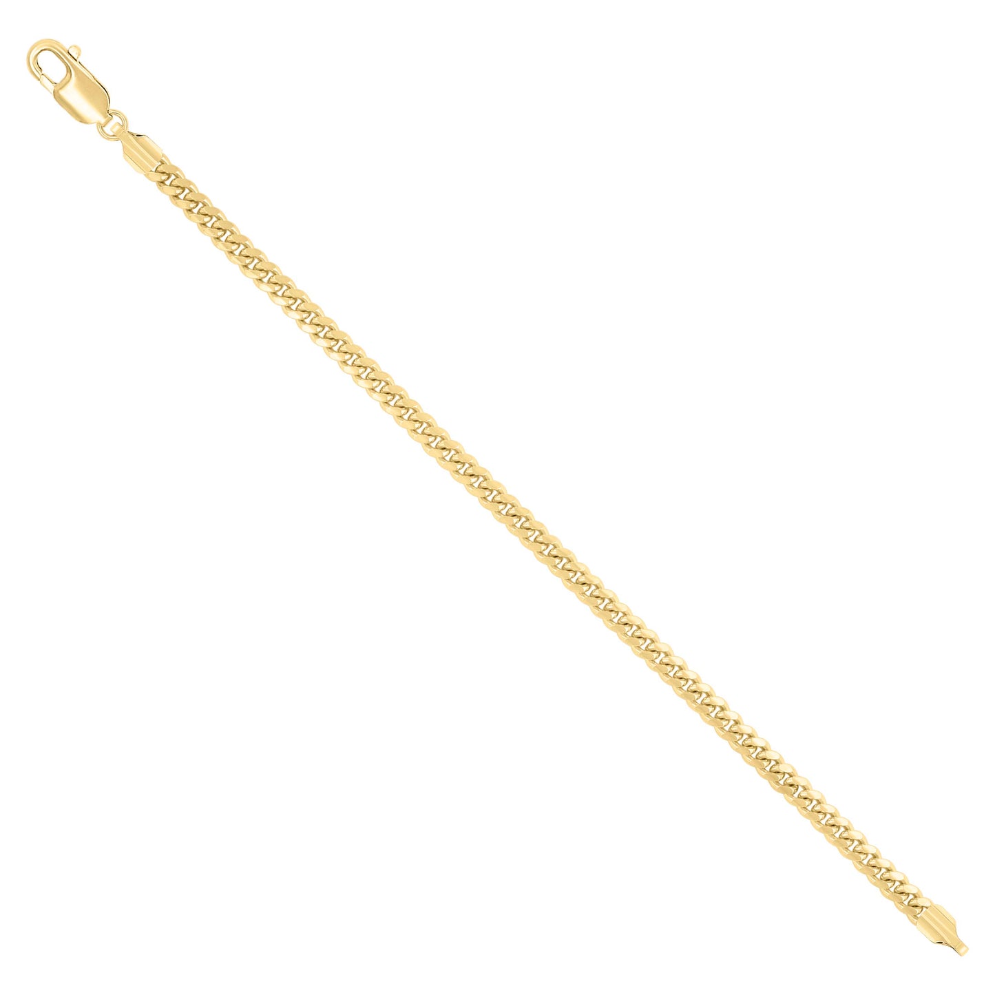 925 Silver Solid Miami Cuban Chain 4.9mm