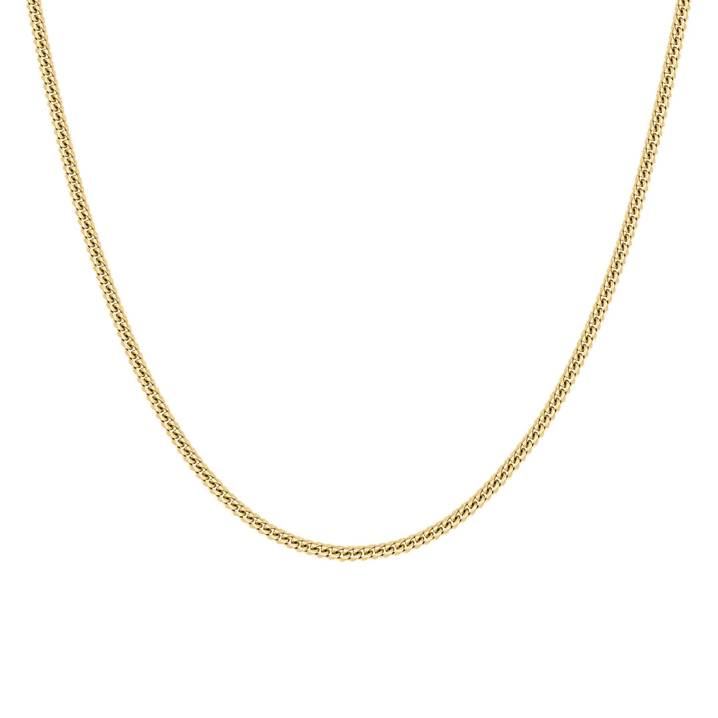 925 Silver Solid Miami Cuban Chain 2mm
