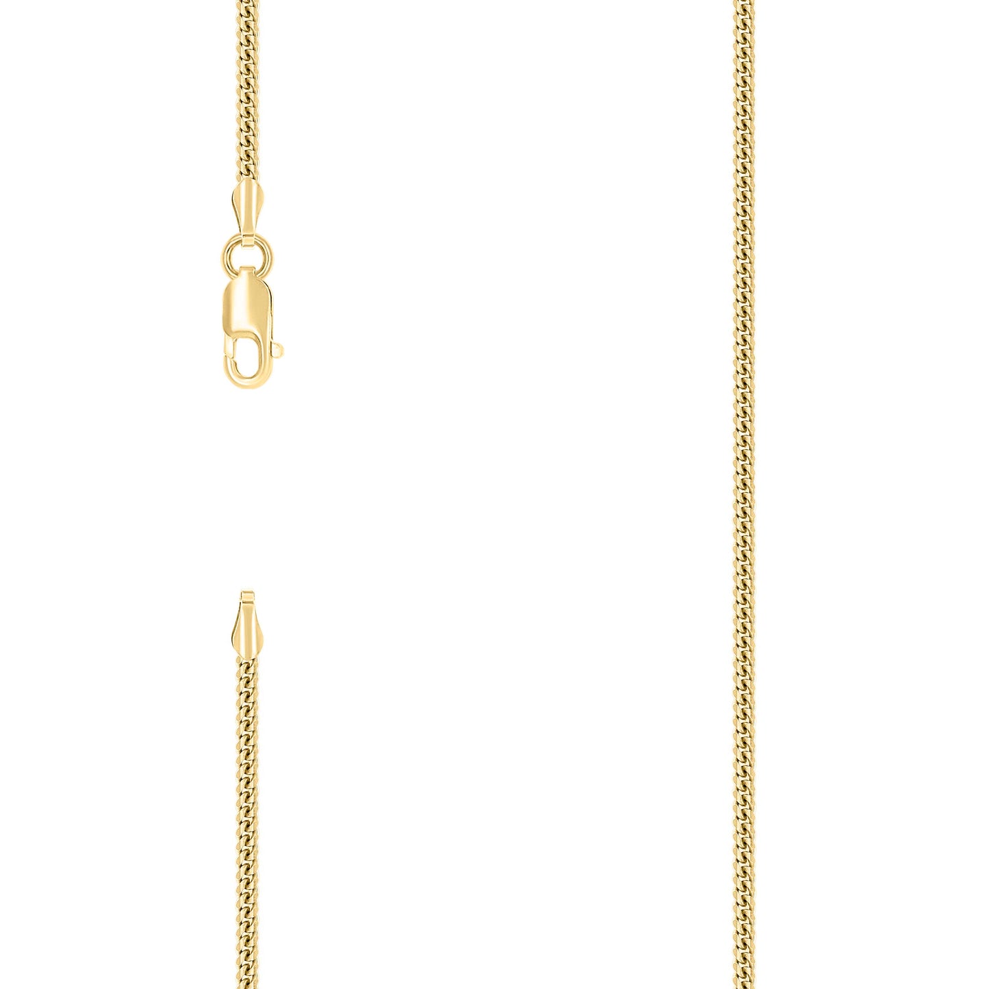 925 Silver Solid Miami Cuban Chain 2mm