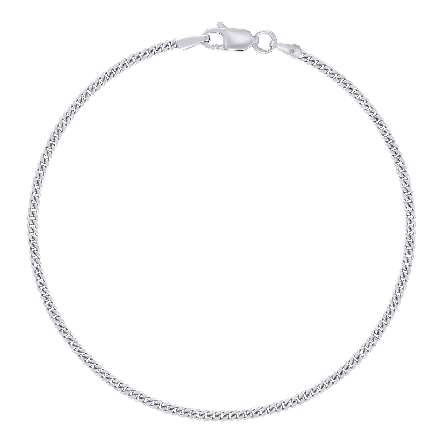 925 Silver Solid Miami Cuban Chain 2mm