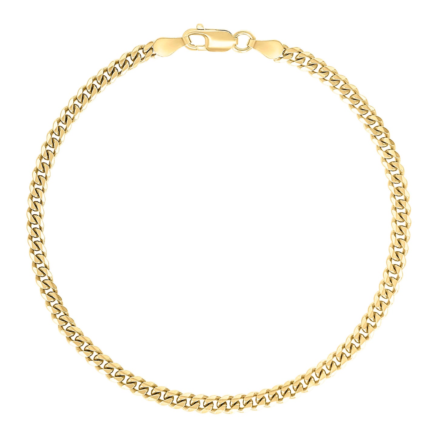 925 Silver Solid Miami Cuban Chain 3.5mm