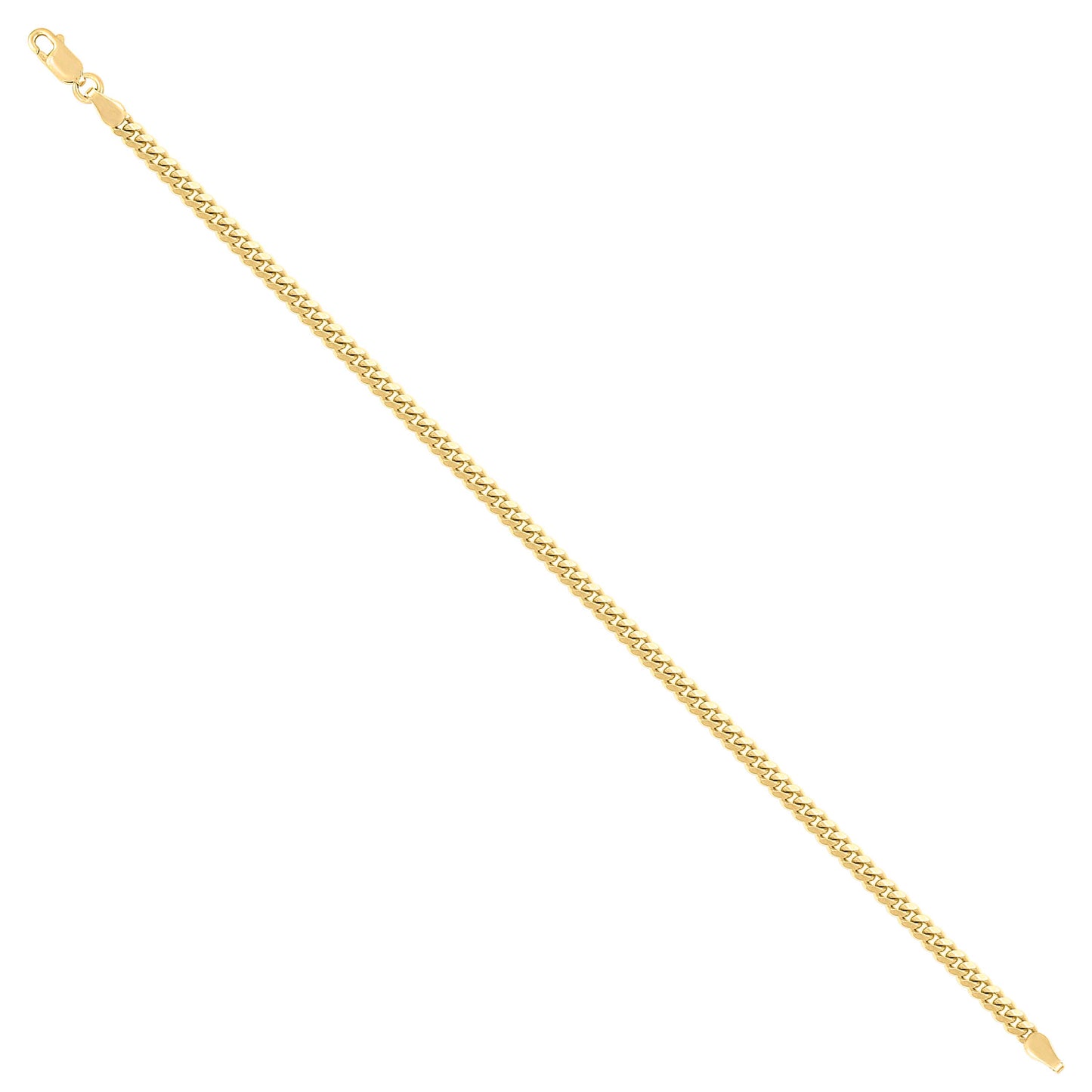 925 Silver Solid Miami Cuban Chain 3.5mm