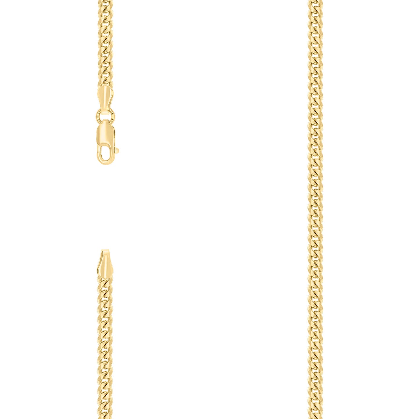925 Silver Solid Miami Cuban Chain 3.5mm