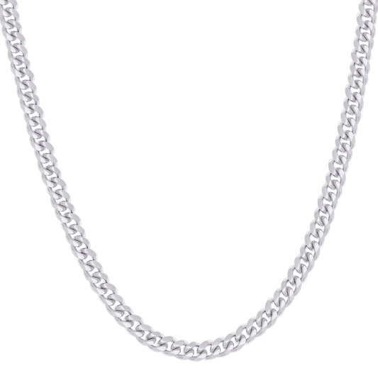 925 Silver Solid Miami Cuban Chain 3.5mm