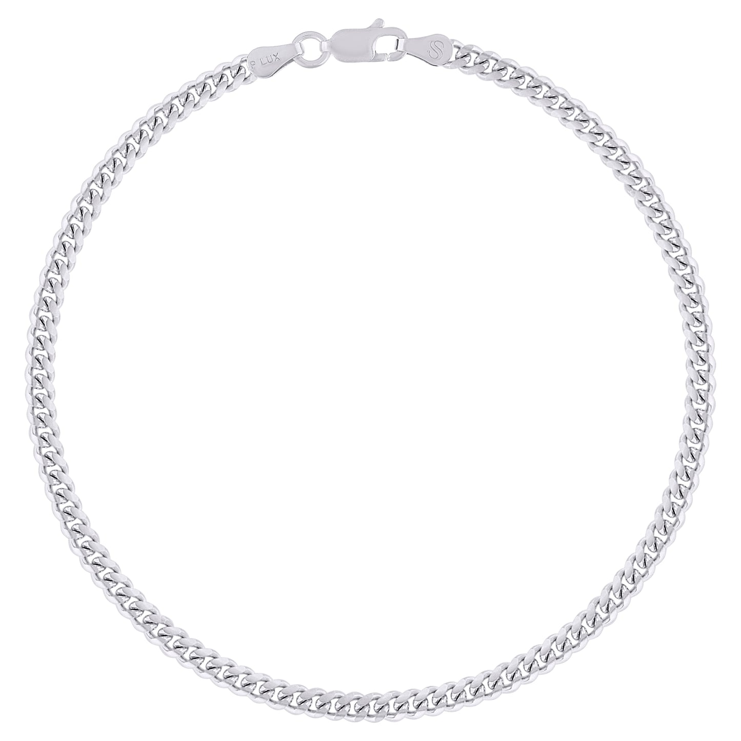 925 Silver Solid Miami Cuban Chain 3.5mm