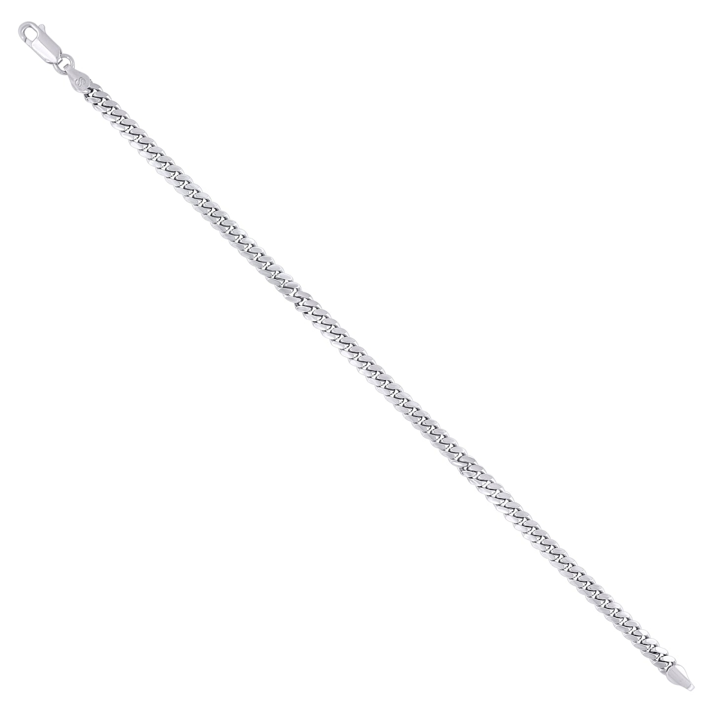 925 Silver Solid Miami Cuban Chain 3.5mm