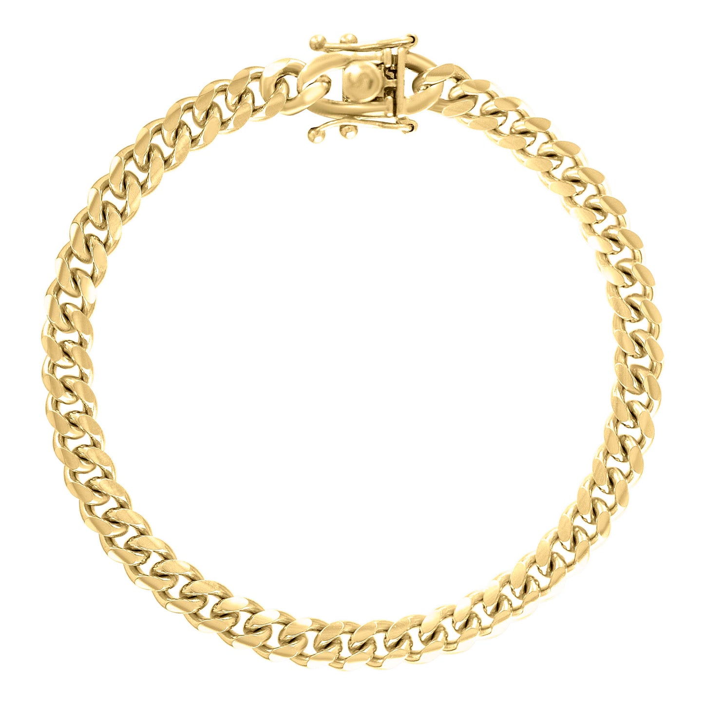 925 Silver Solid Miami Cuban Chain 6.3mm