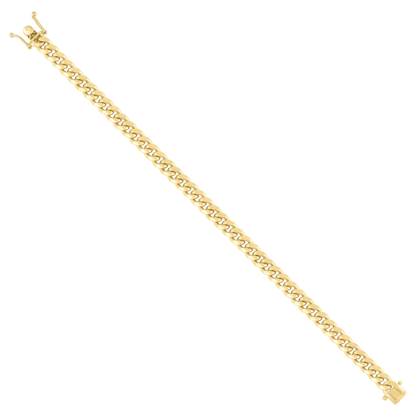 925 Silver Solid Miami Cuban Chain 6.3mm