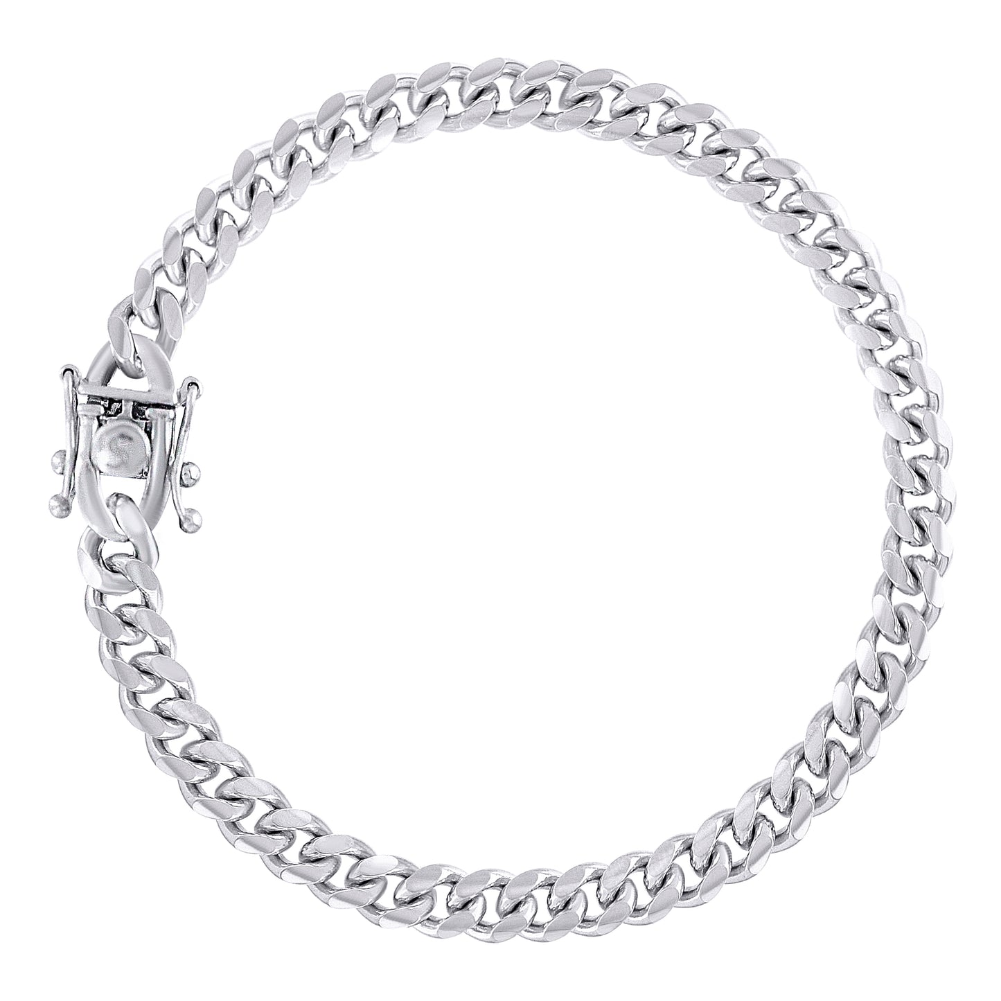 925 Silver Solid Miami Cuban Chain 6.3mm