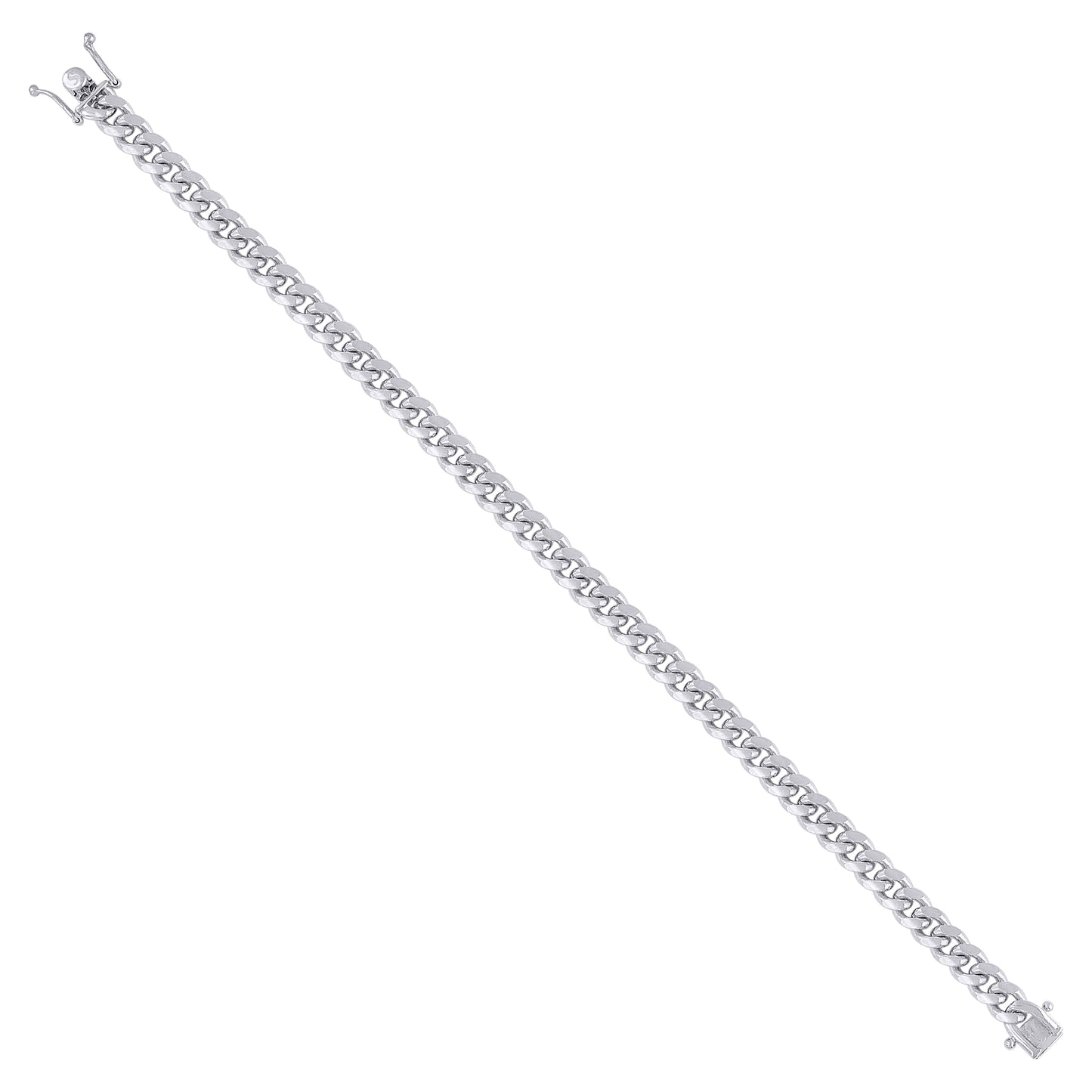 925 Silver Solid Miami Cuban Chain 6.3mm
