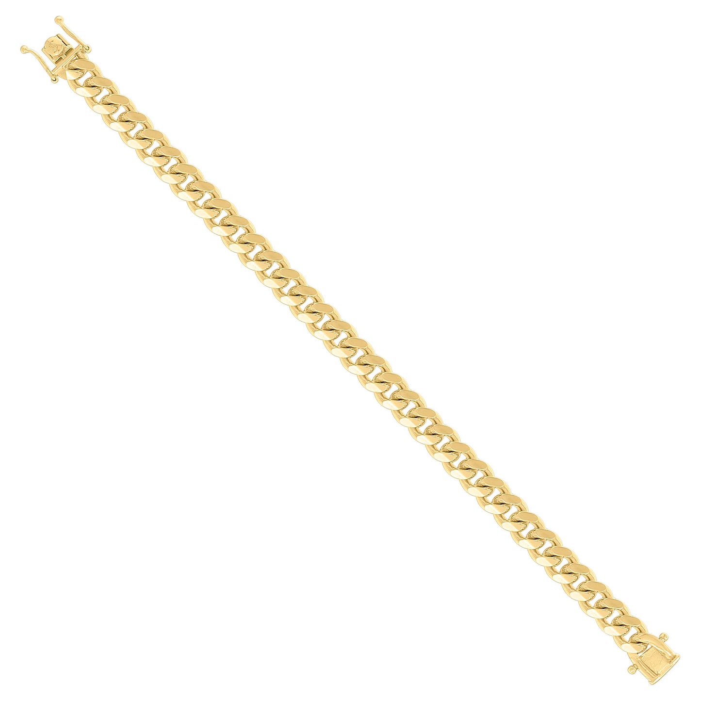 925 Silver Solid Miami Cuban Chain 8.4mm