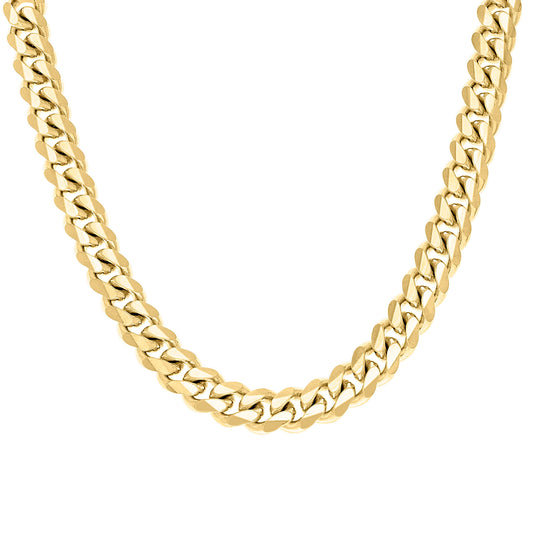 925 Silver Solid Miami Cuban Chain 11.8mm