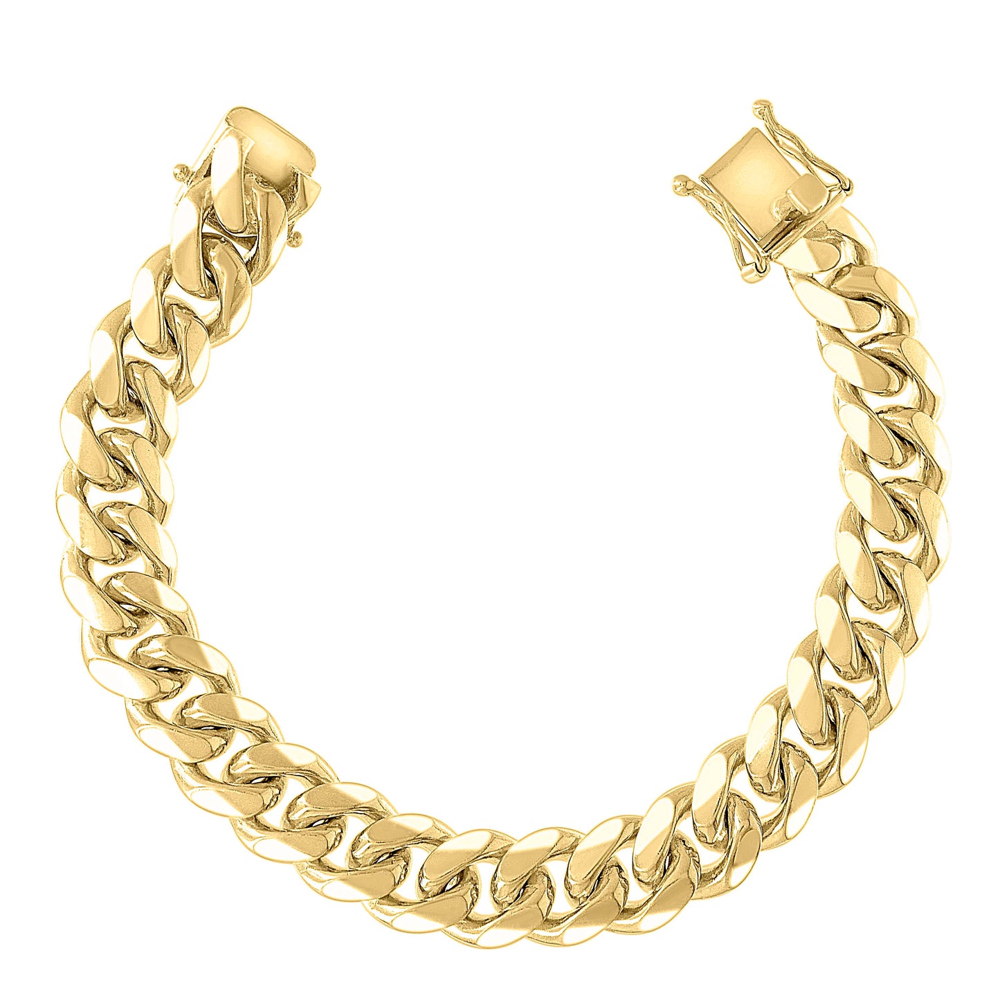 925 Silver Solid Miami Cuban Chain 11.8mm