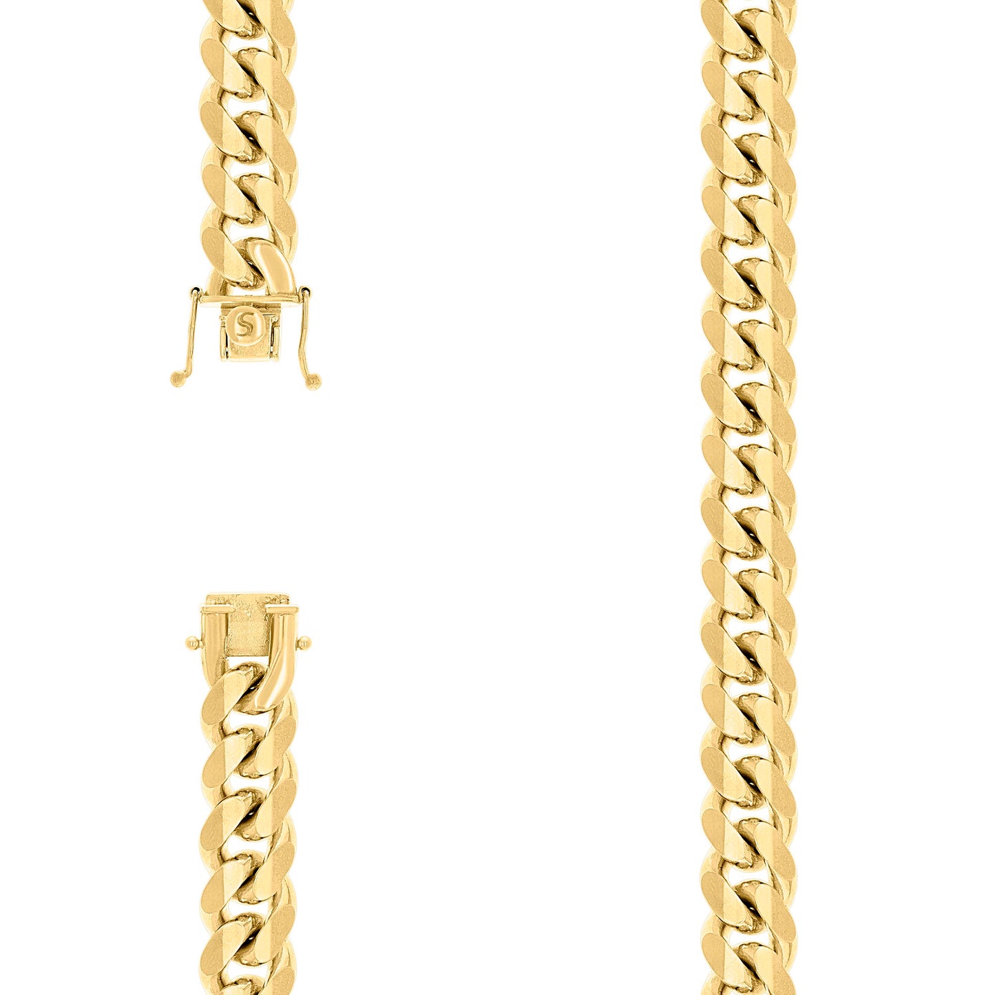 925 Silver Solid Miami Cuban Chain 11.8mm