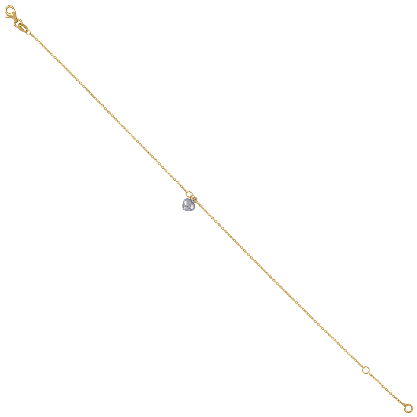 14Kt Gold Anklet 10"