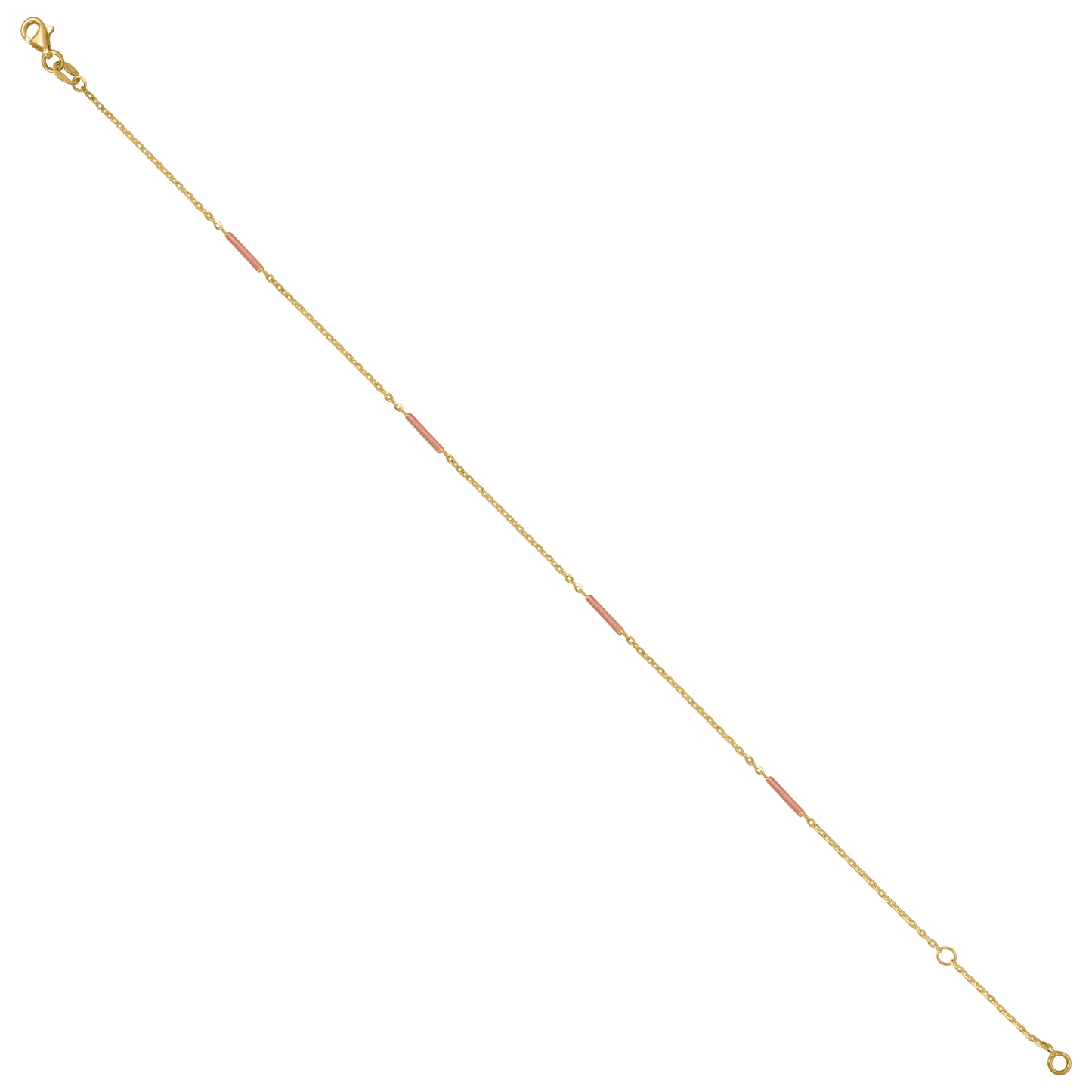 14Kt Gold Anklet 10"