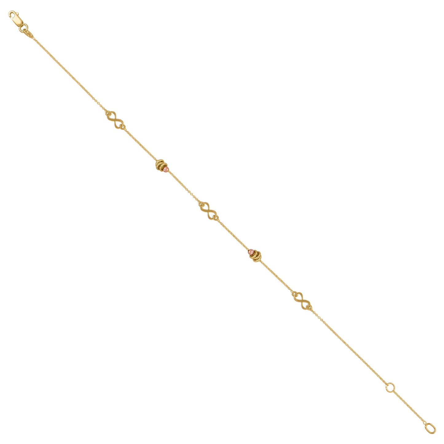14Kt Gold Anklet 10"