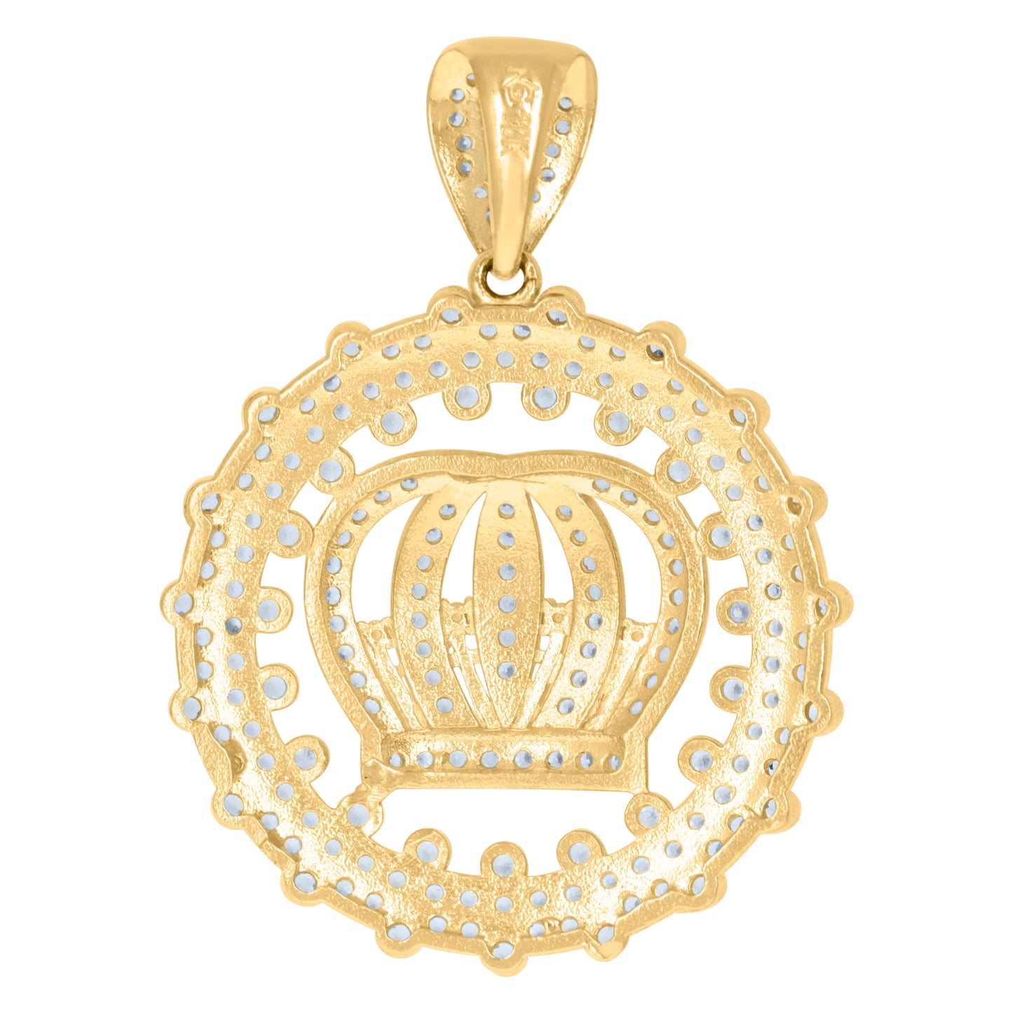 10Kt Gold Cz Pendant