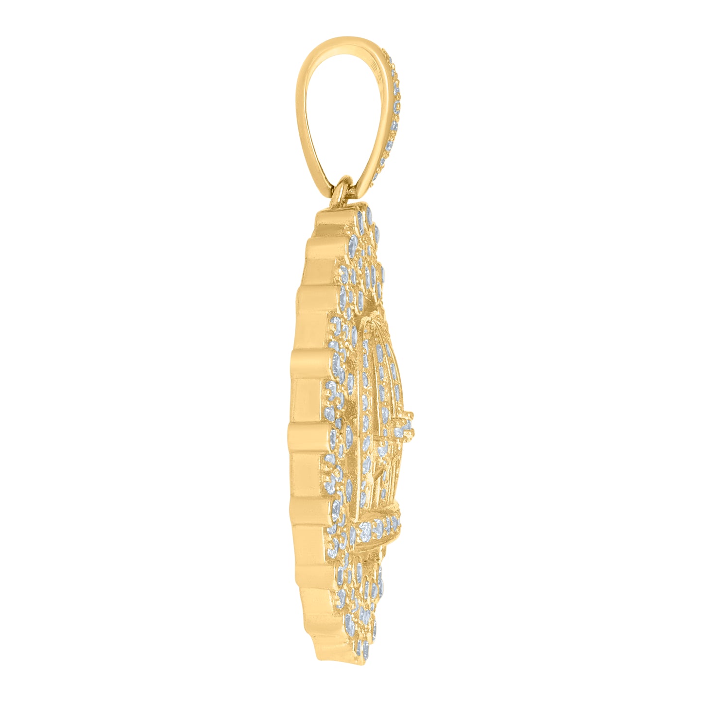 10Kt Gold Cz Pendant