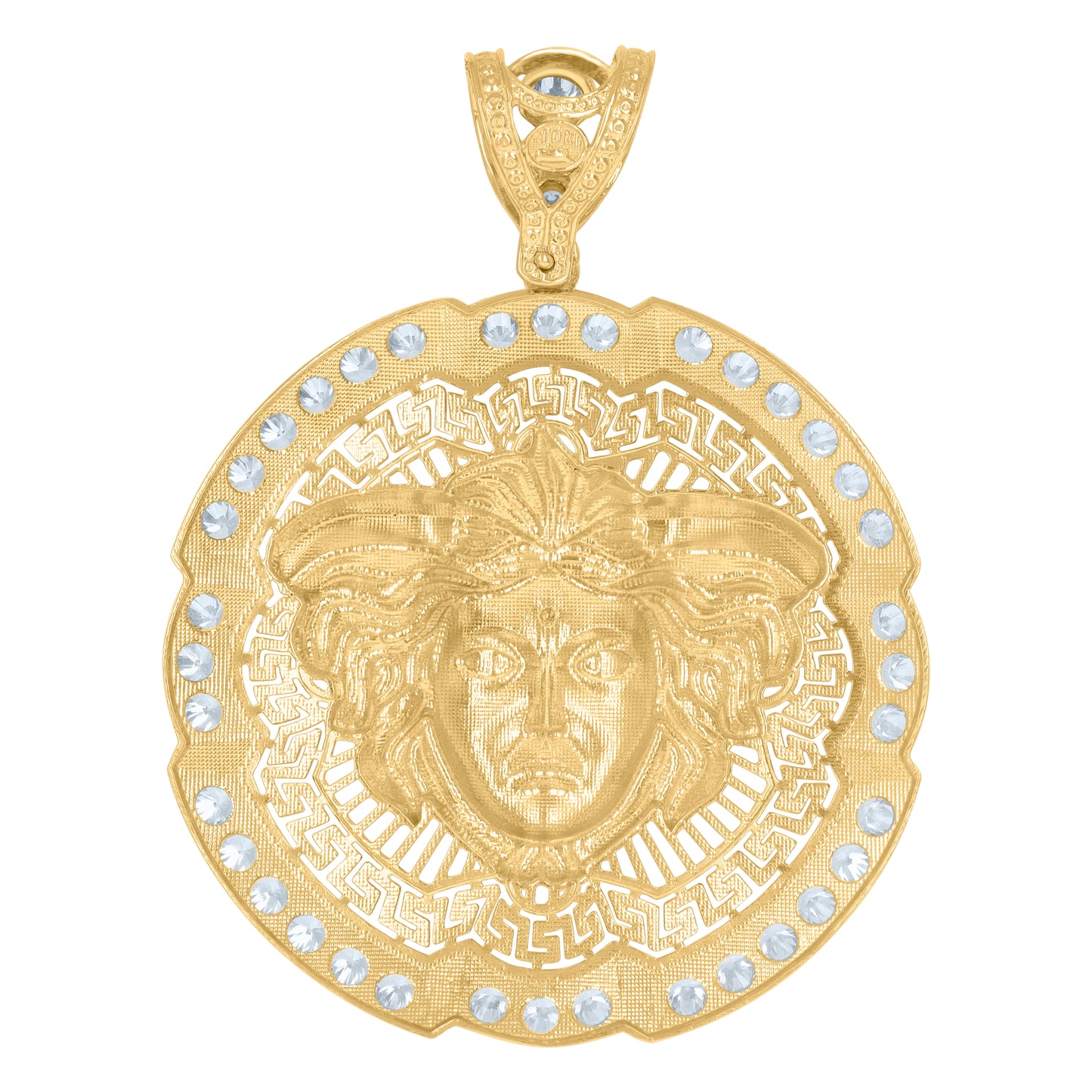 10Kt Gold Cz Pendant