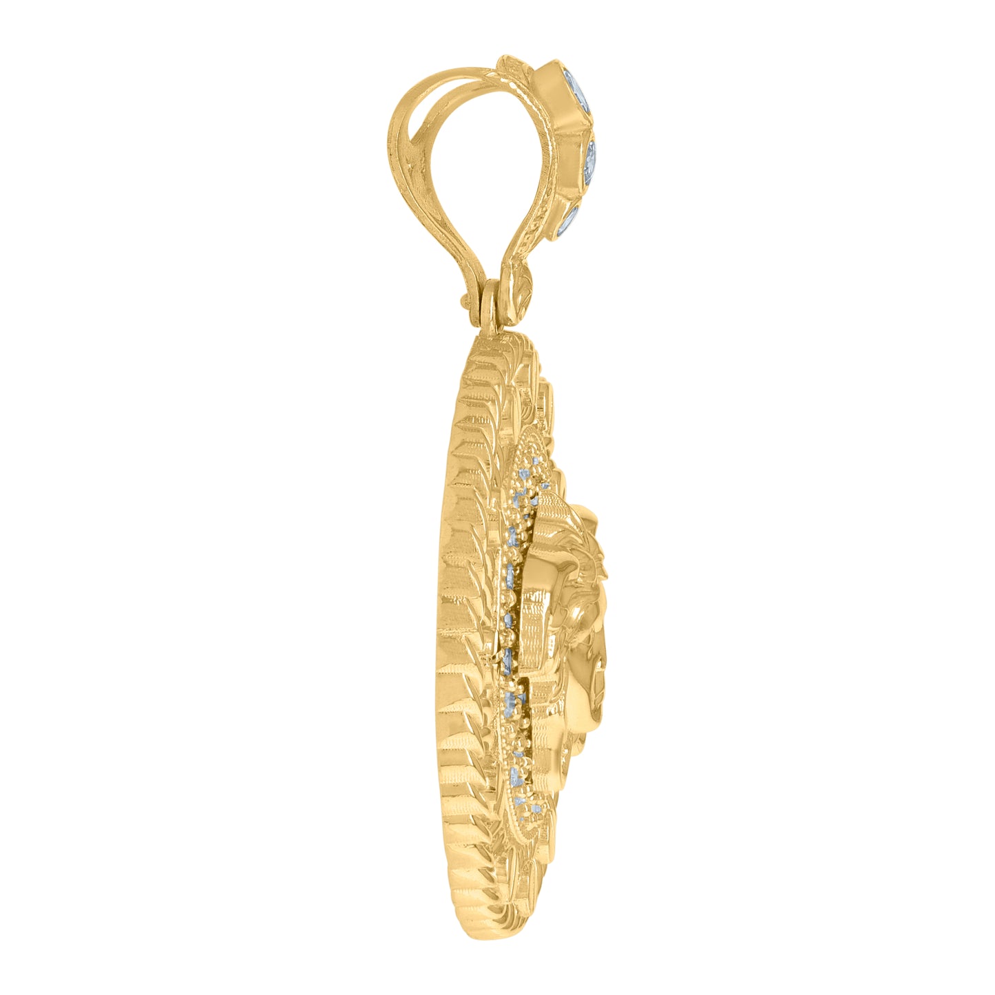 10Kt Gold Cz Pendant