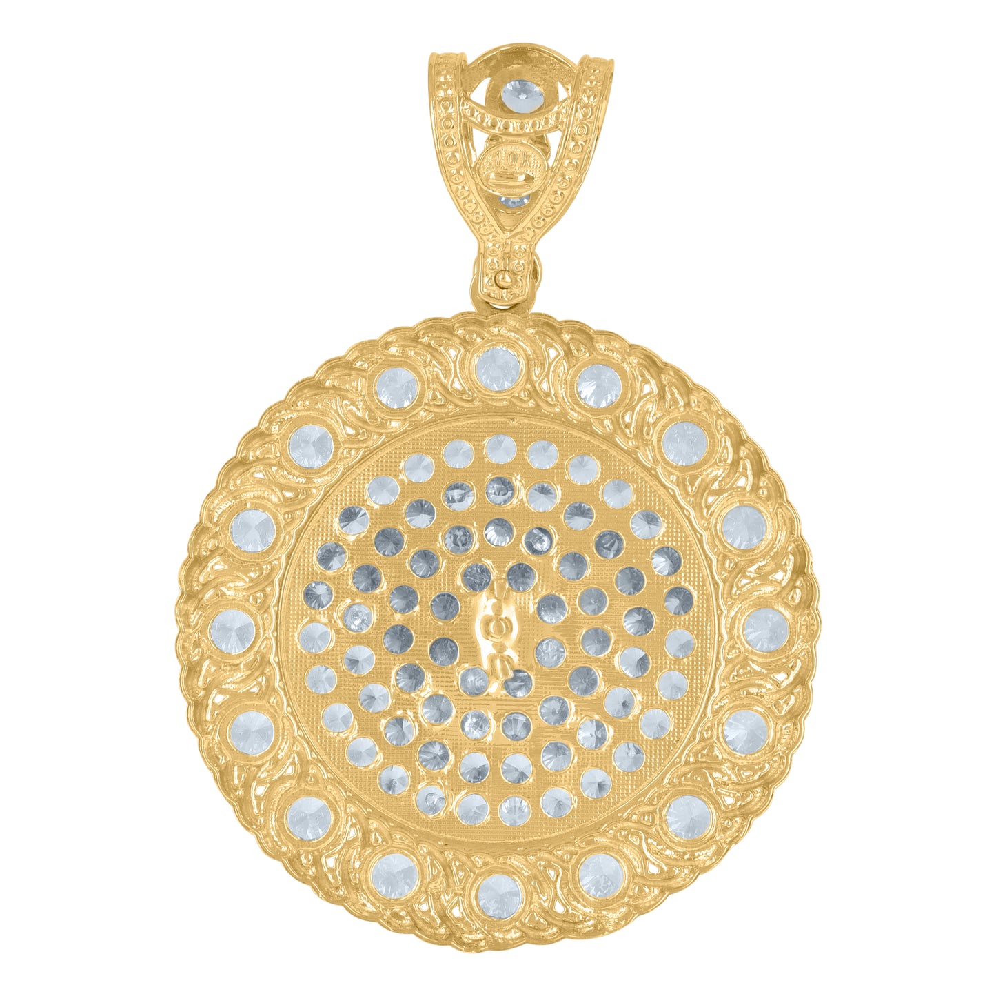 10Kt Gold Cz Pendant