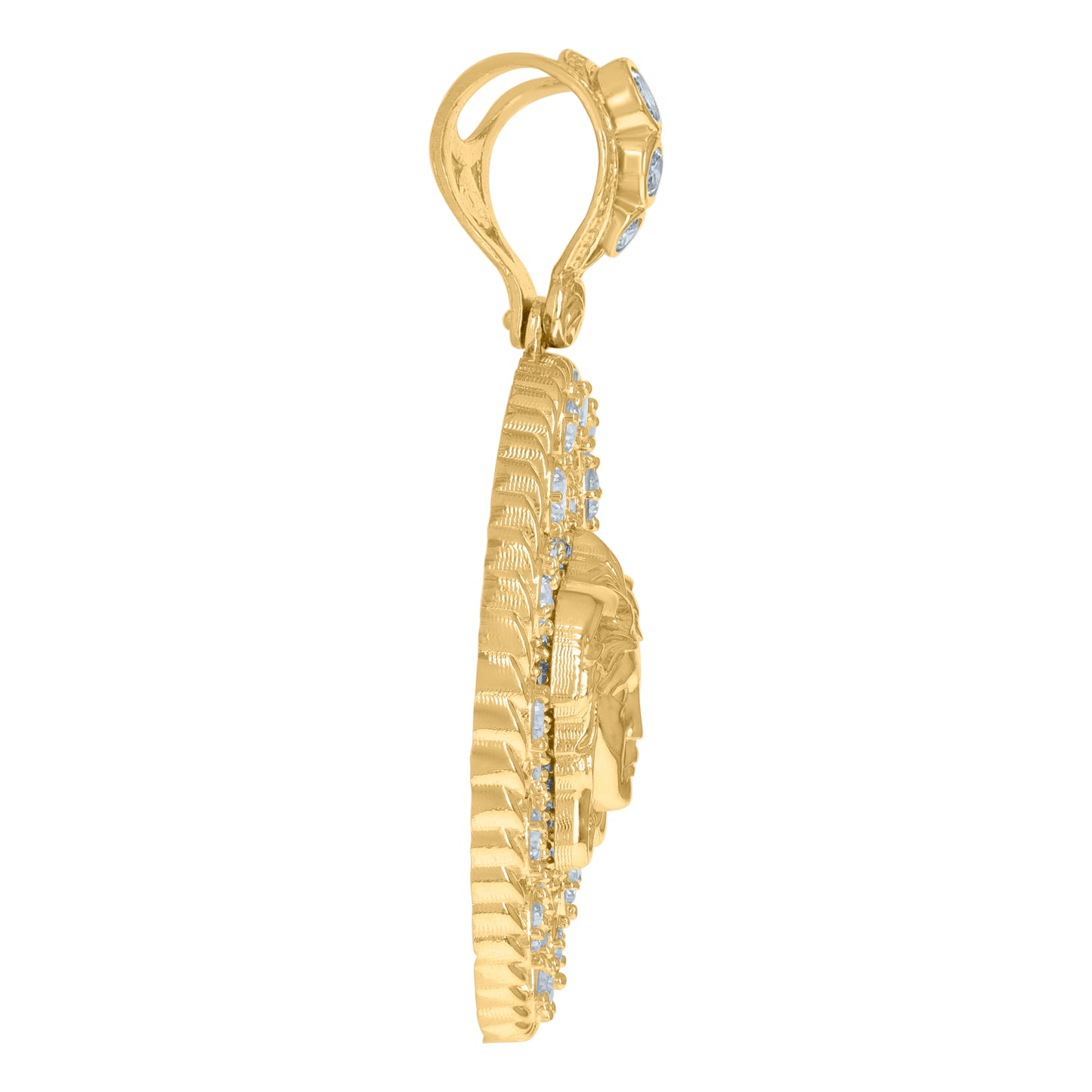 10Kt Gold Cz Pendant