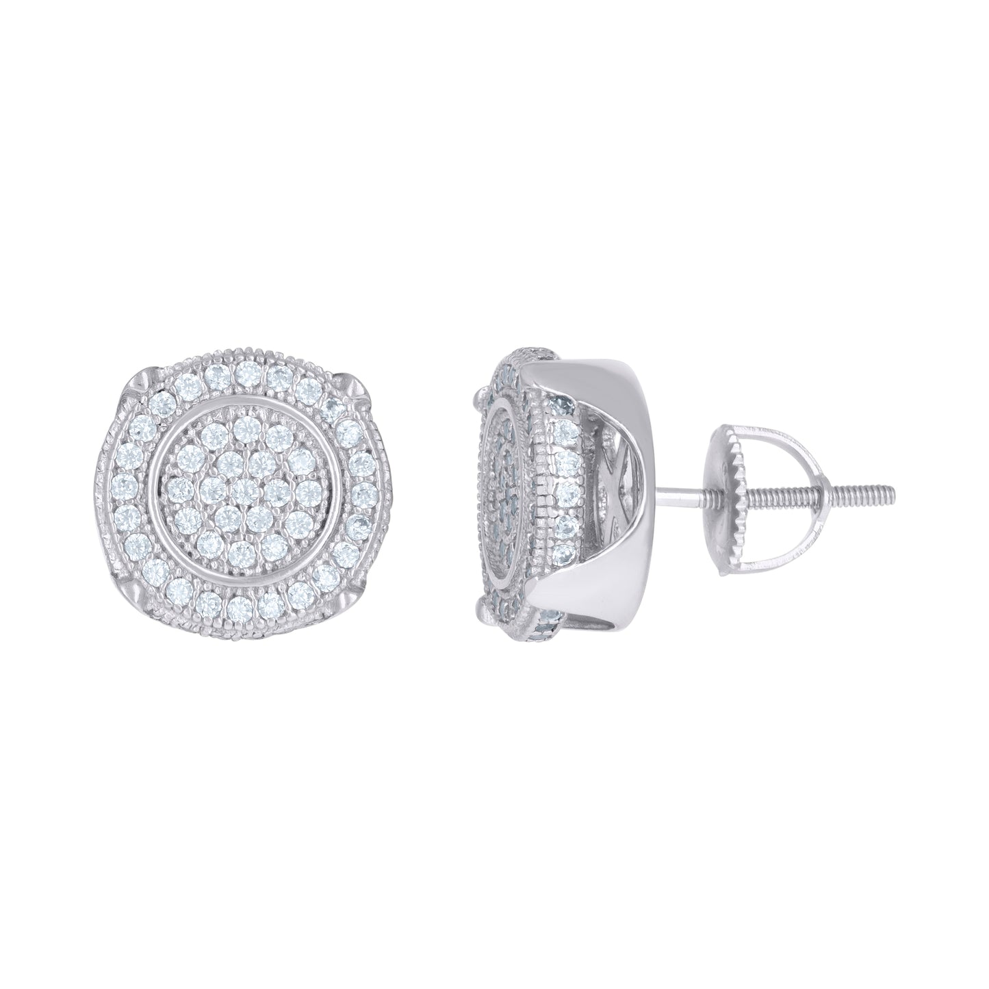 925 Sterling Silver Cz Earrings