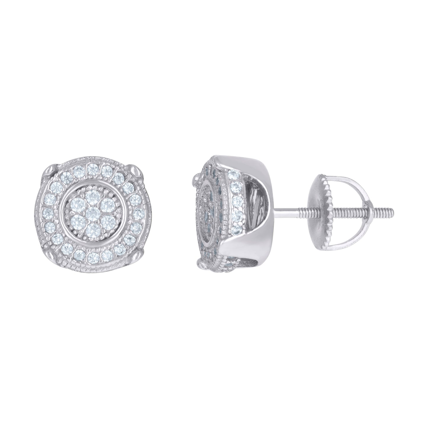 925 Sterling Silver Cz Earrings