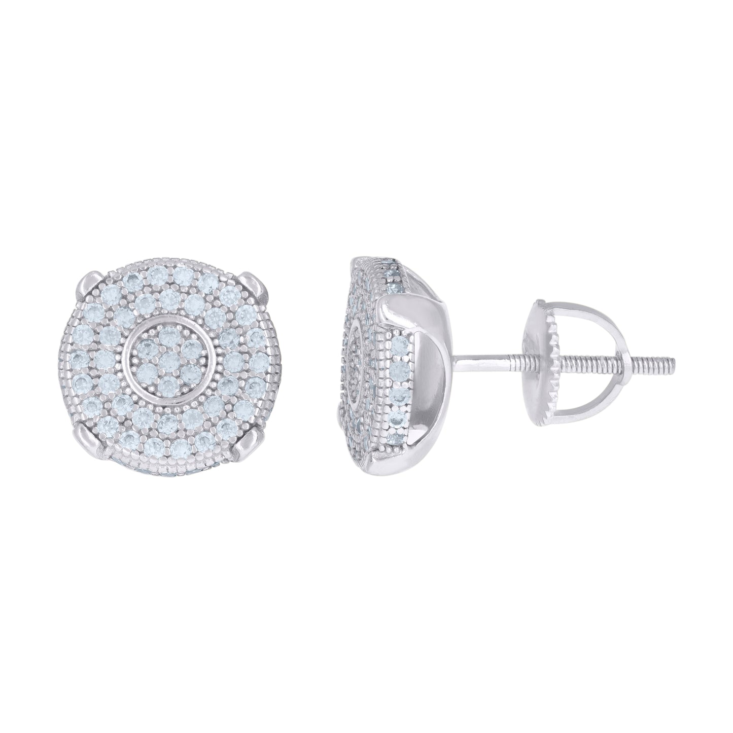 925 Sterling Silver Cz Earrings