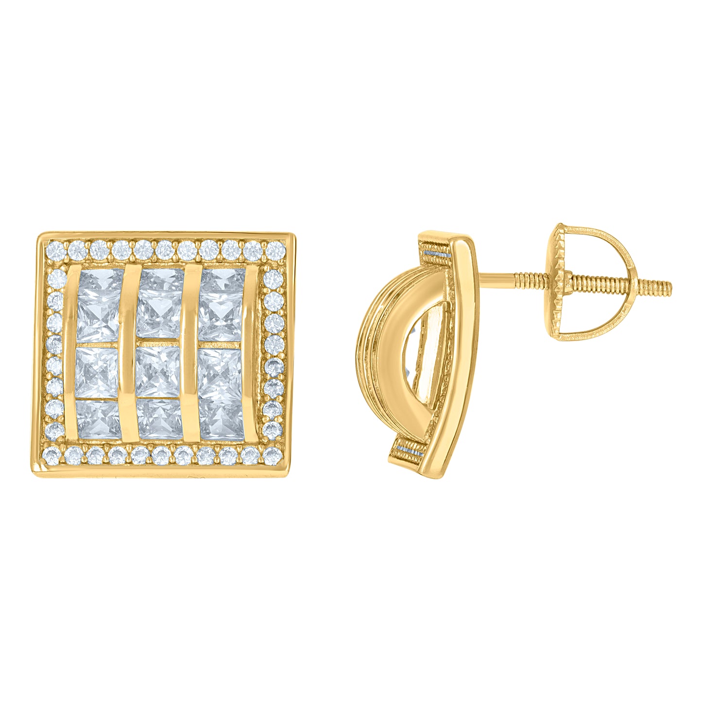 925 Sterling Silver Cz Earrings