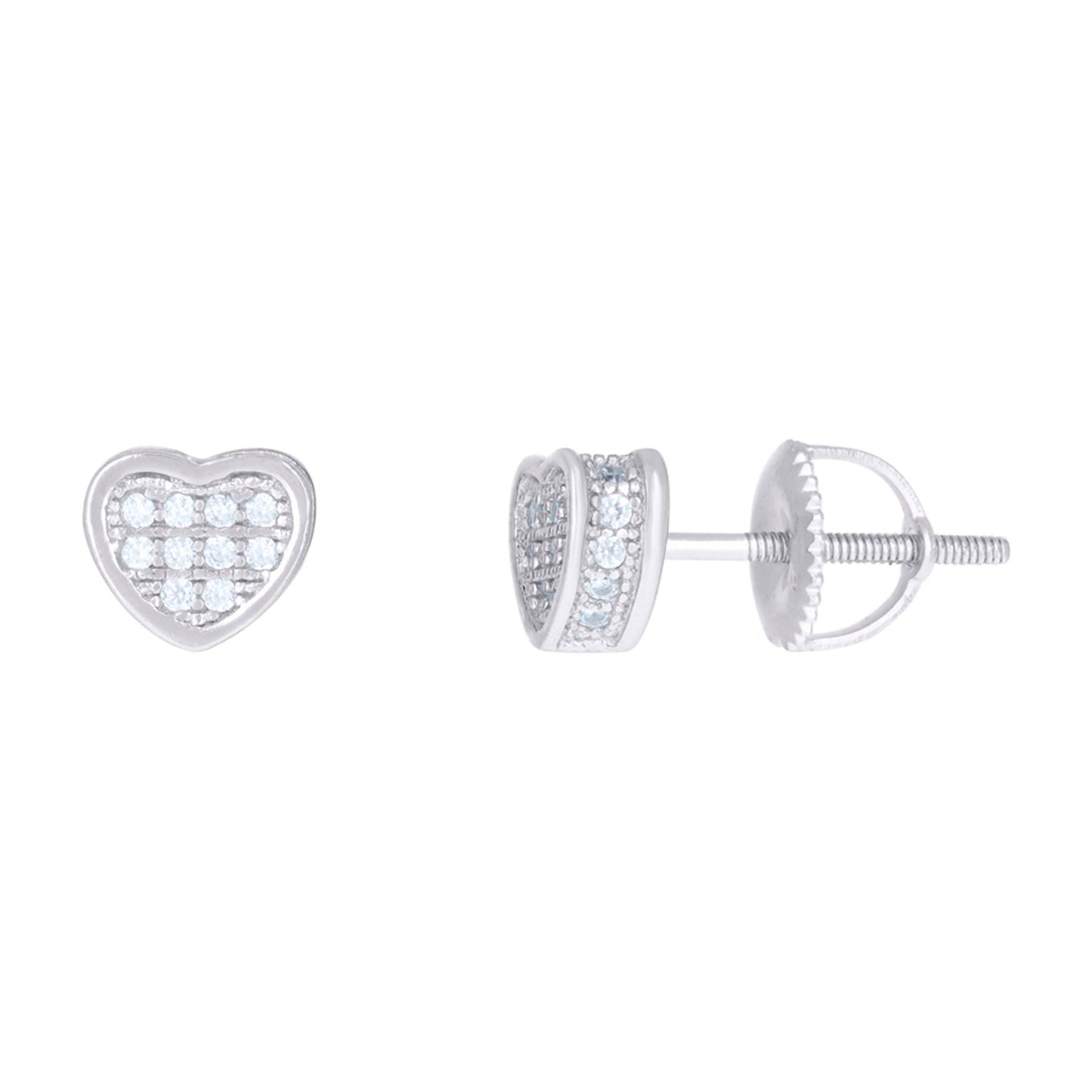 925 Sterling Silver Cz Earrings