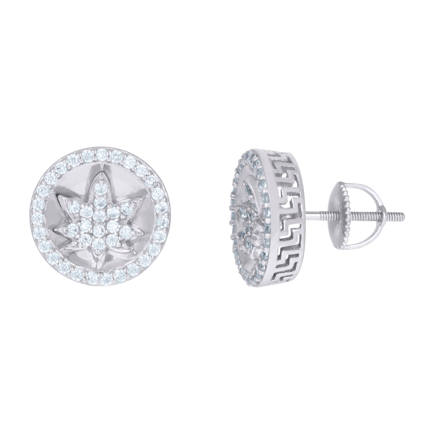 925 Sterling Silver Cz Earrings