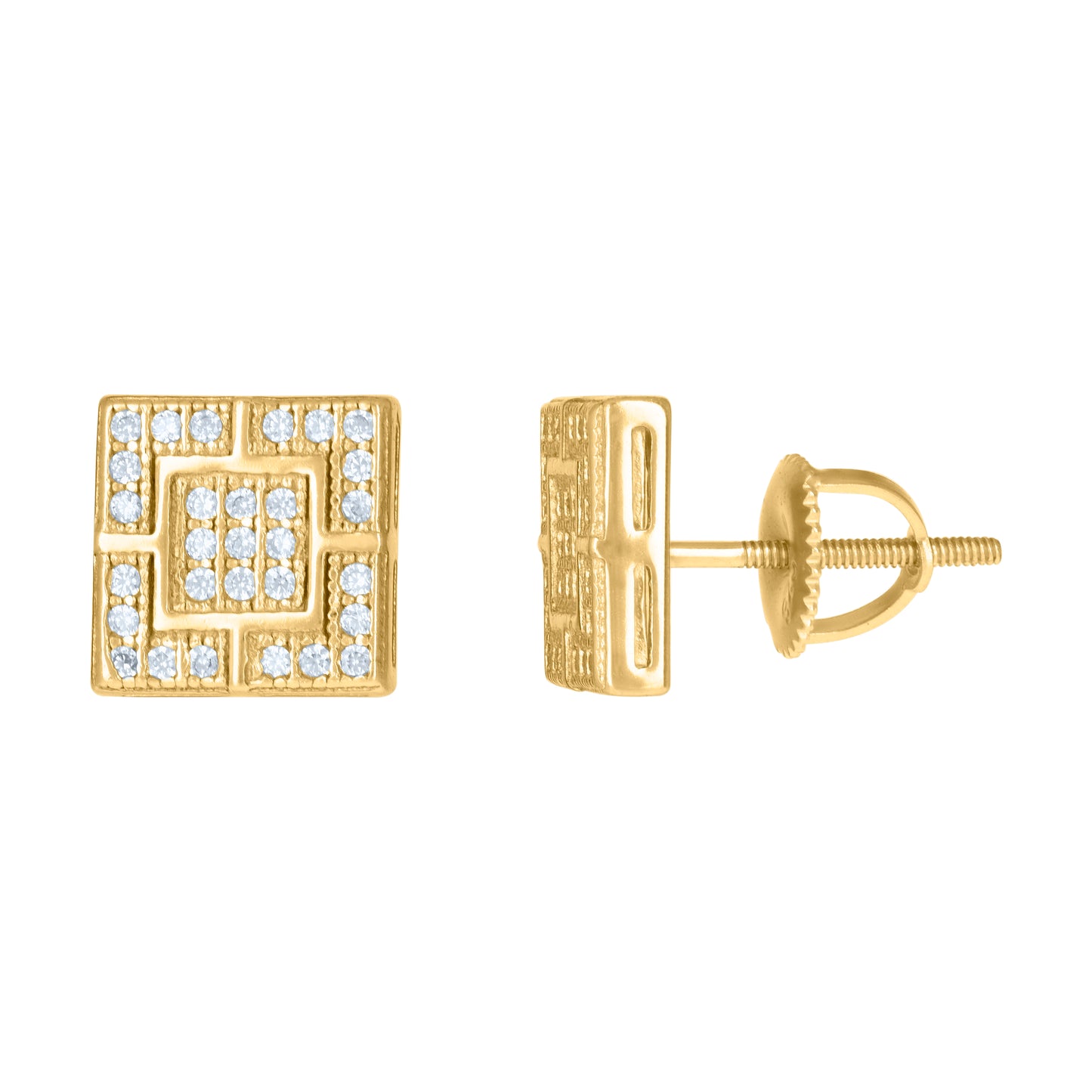 925 Sterling Silver Cz Earrings