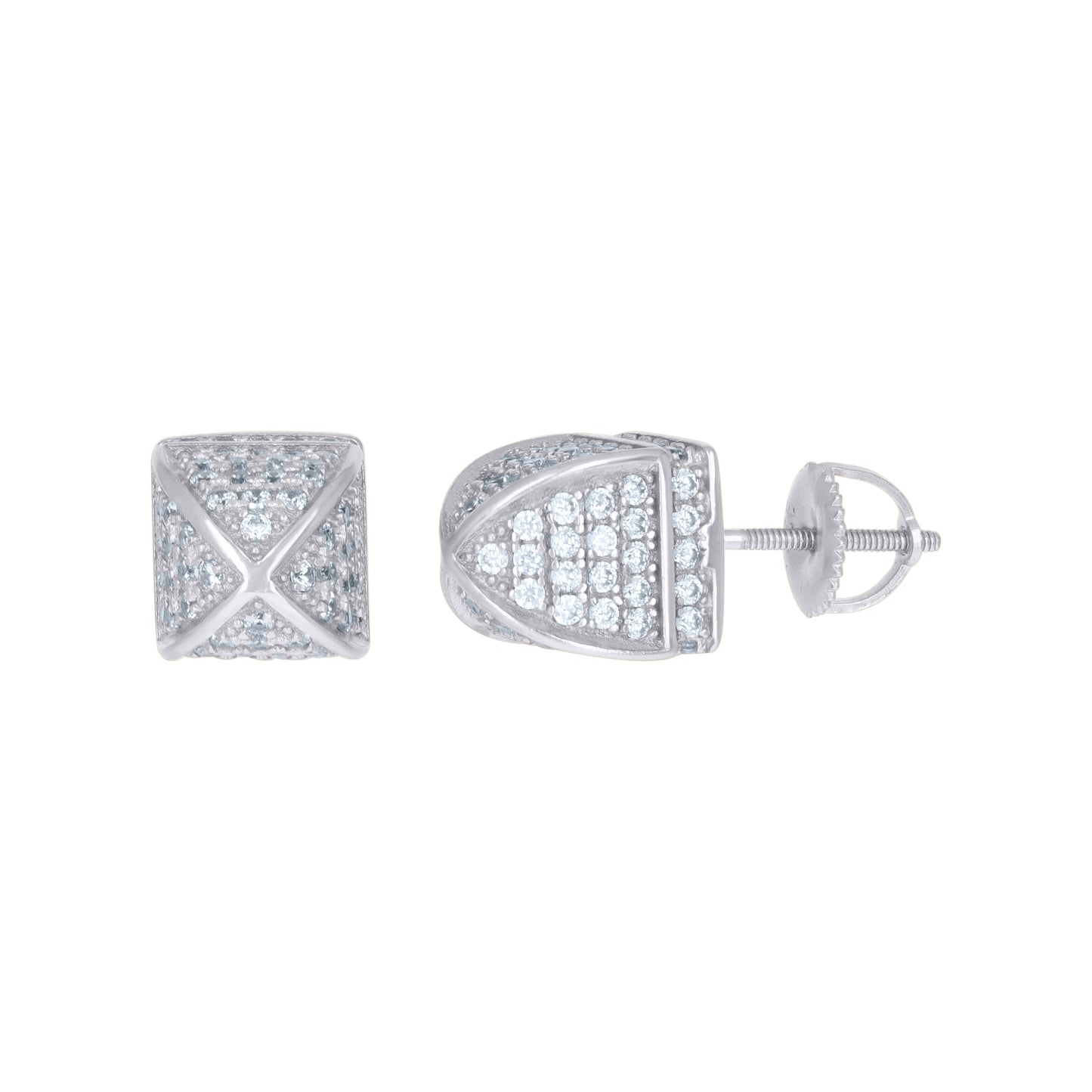 925 Sterling Silver Cz Earrings