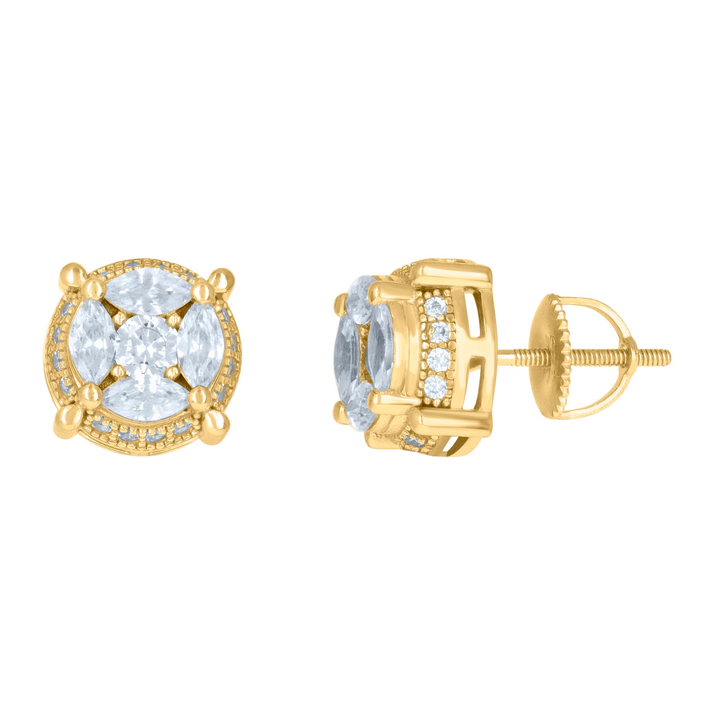925 Sterling Silver Cz Earrings