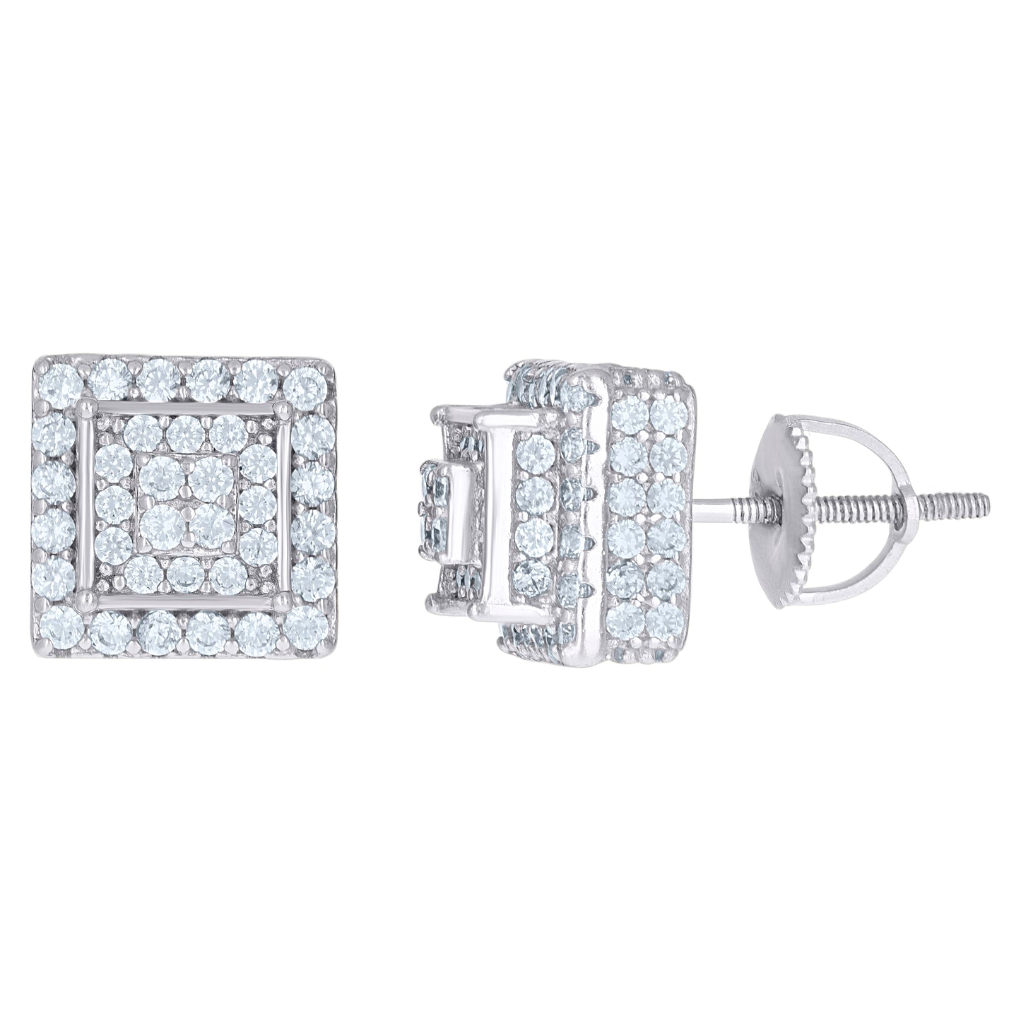 925 Sterling Silver Cz Earrings