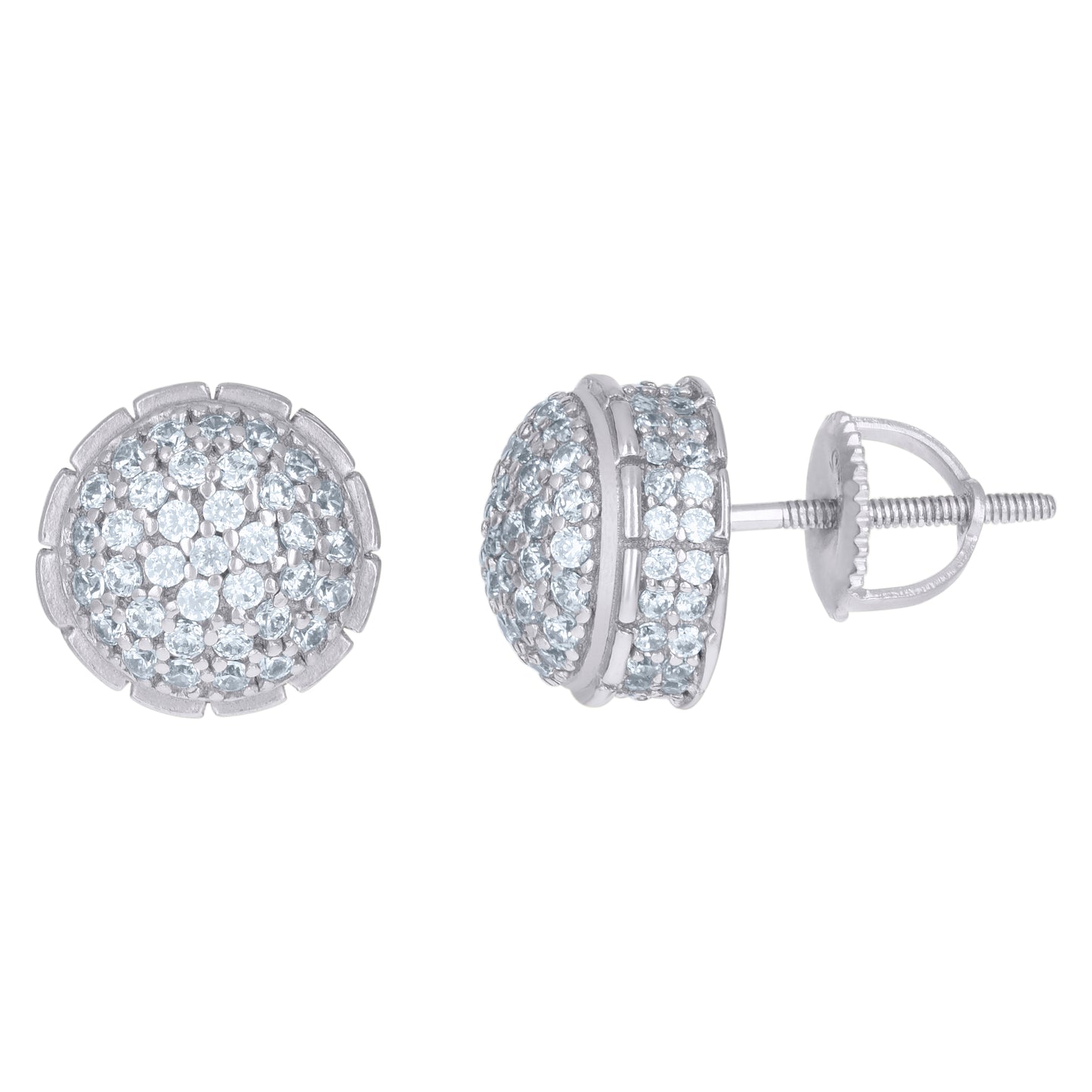 925 Sterling Silver Cz Earrings
